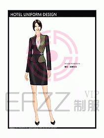 酒店大堂制服設(shè)計(jì)圖504