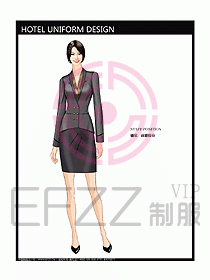 酒店大堂制服設(shè)計(jì)圖522