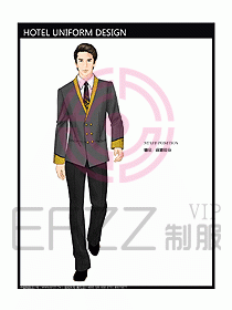 酒店大堂制服設計圖521