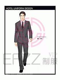 酒店大堂制服設計圖525