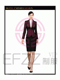 酒店大堂制服設計圖545