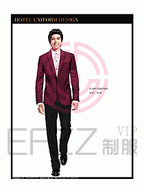 酒店大堂制服設計圖599