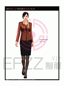 總臺收銀接待制服設計圖168