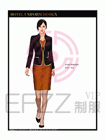 總臺(tái)收銀接待制服設(shè)計(jì)圖172