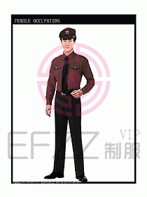 長(zhǎng)袖保安服制服設(shè)計(jì)圖268