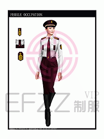 長(zhǎng)袖保安服制服設(shè)計(jì)圖338