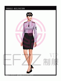 長(zhǎng)袖保安服制服設(shè)計(jì)圖356