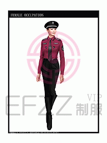 長袖保安服制服設(shè)計(jì)圖386