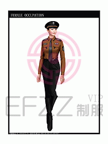 長袖保安服制服設計圖384