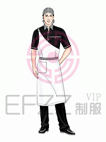 快餐廳制服設計圖006