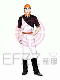 快餐廳制服設(shè)計(jì)圖005