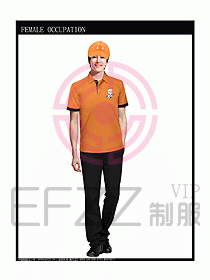 快餐廳制服設計圖026
