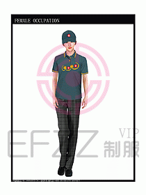 快餐廳制服設計圖055