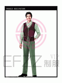 快餐服務生制服設計圖075