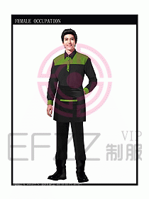 快餐服務生制服設計圖087