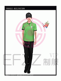 快餐服務生制服設計圖098