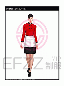 快餐服務(wù)生制服設(shè)計(jì)圖110