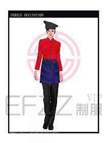 快餐服務(wù)生制服設(shè)計(jì)圖153