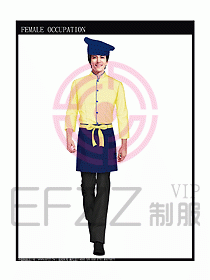 快餐服務生制服設計圖156