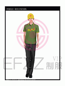 快餐服務生制服設計圖157