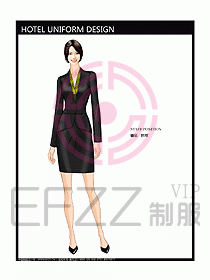 酒店經理服裝設計圖334