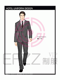酒店經理服裝設計圖344