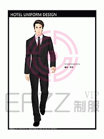 酒店經理服裝設計圖350