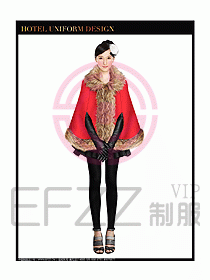 女秋冬職業裝設計圖872