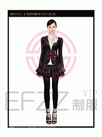 女秋冬職業裝設計圖878
