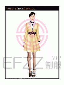 女秋冬職業裝設計圖890