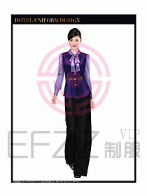西餐咨客制服設計圖338