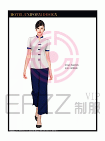 桑拿spa按摩技師制服設(shè)計(jì)圖790