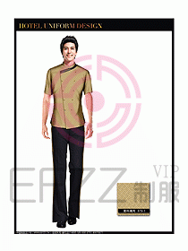 桑拿會(huì)所服務(wù)員制服設(shè)計(jì)圖301