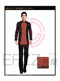 星級酒店門童制服設計圖798