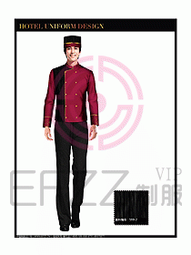 星級酒店門童制服設計圖804