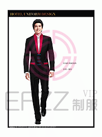 酒店前臺服務員制服設計圖603