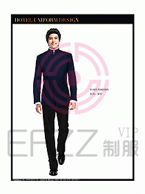 酒店前臺服務(wù)員制服設(shè)計圖605