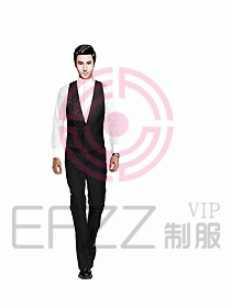 酒店西餐服務員制服設計圖821